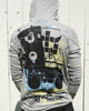 Cadet Grey Boombox Hoodie Cadet Grey Boombox Hoodie