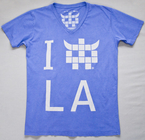 Dodger Blue LA Logo Tee Dodger Blue LA Logo Tee
