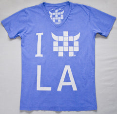 Dodger Blue LA Logo Tee