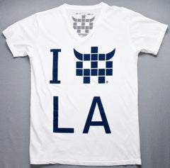 Optic White LA Logo Tee