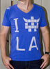 Dodger Blue LA Logo Tee Dodger Blue LA Logo Tee
