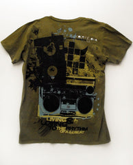 Olive Green Boombox Tee