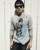 Cadet Grey Boombox Hoodie