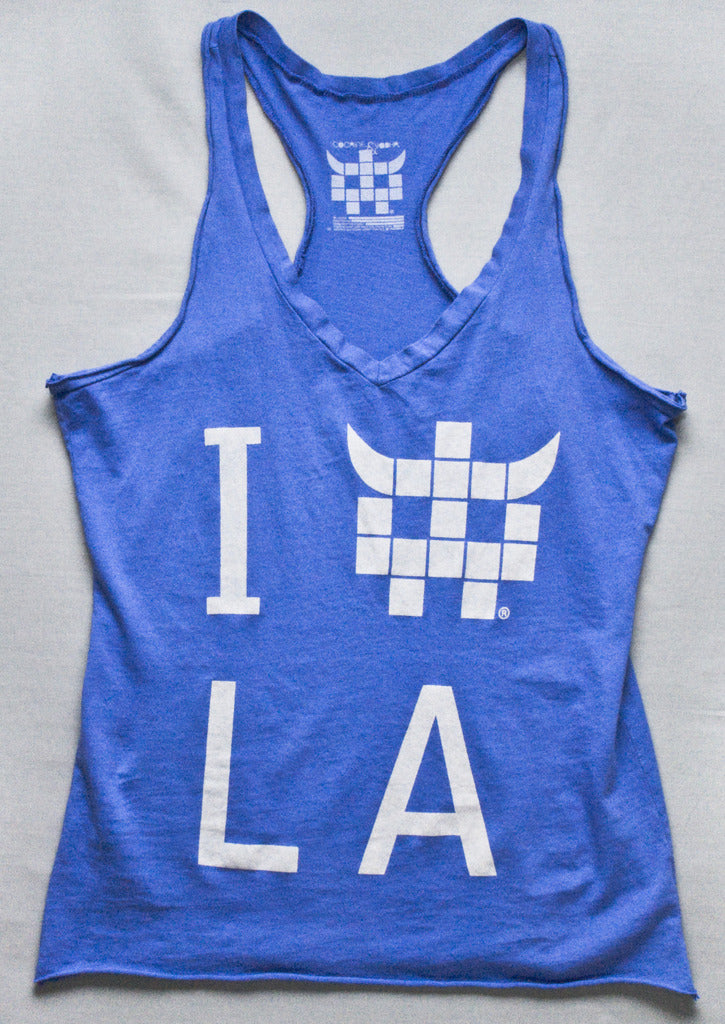 L.A.' T-Shirt (Blue) – L.A. TACO